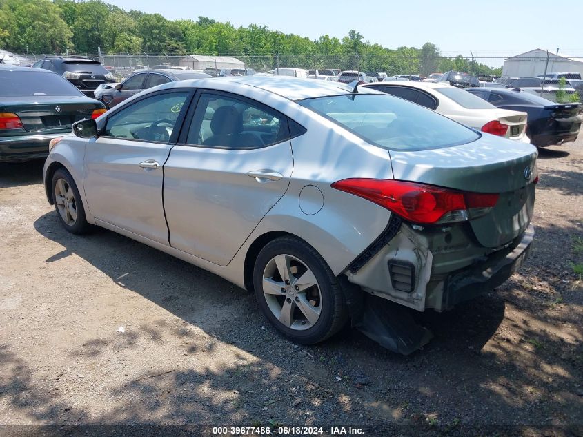 2013 Hyundai Elantra Gls VIN: KMHDH4AE2DU611685 Lot: 39677486