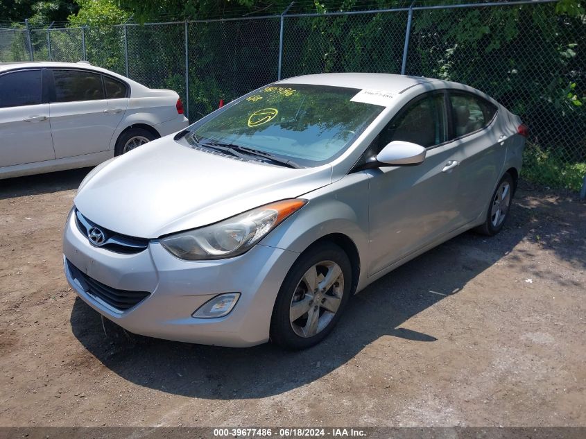 2013 Hyundai Elantra Gls VIN: KMHDH4AE2DU611685 Lot: 39677486