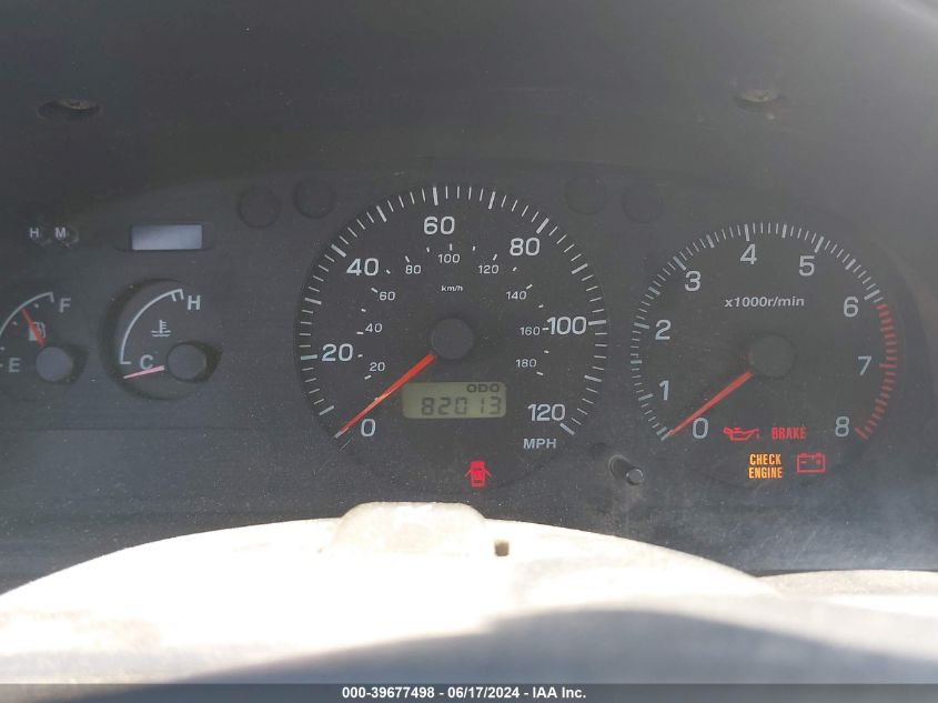 1998 Subaru Impreza Outback Sport VIN: JF1GF4850WG810674 Lot: 39677498