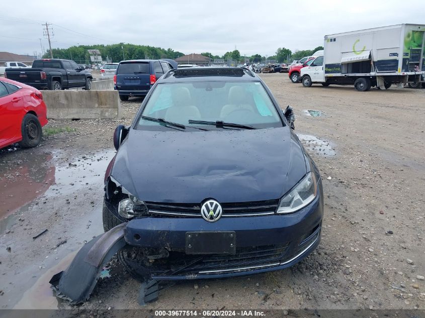 2017 Volkswagen Golf Sportwagen Tsi S/Tsi Se/Tsi Sel VIN: 3VWC17AU0HM508057 Lot: 39677514