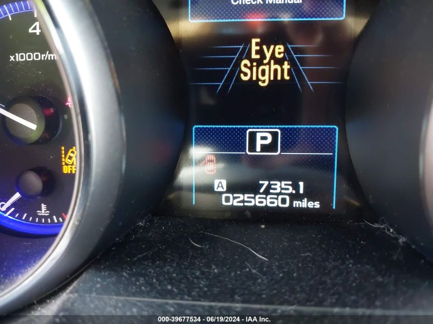 2019 Subaru Outback 2.5I Premium VIN: 4S4BSAHC6K3200353 Lot: 39677534