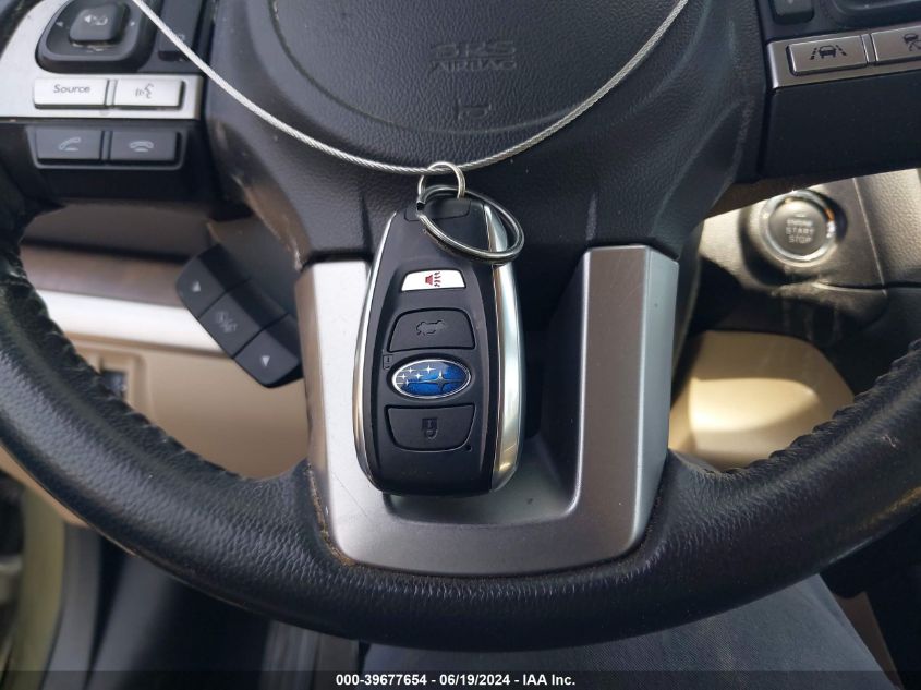 2017 Subaru Outback 2.5I Limited VIN: 4S4BSANC5H3265692 Lot: 39677654