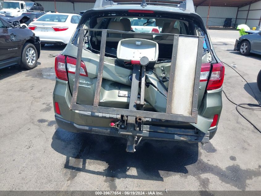 2017 Subaru Outback 2.5I Limited VIN: 4S4BSANC5H3265692 Lot: 39677654