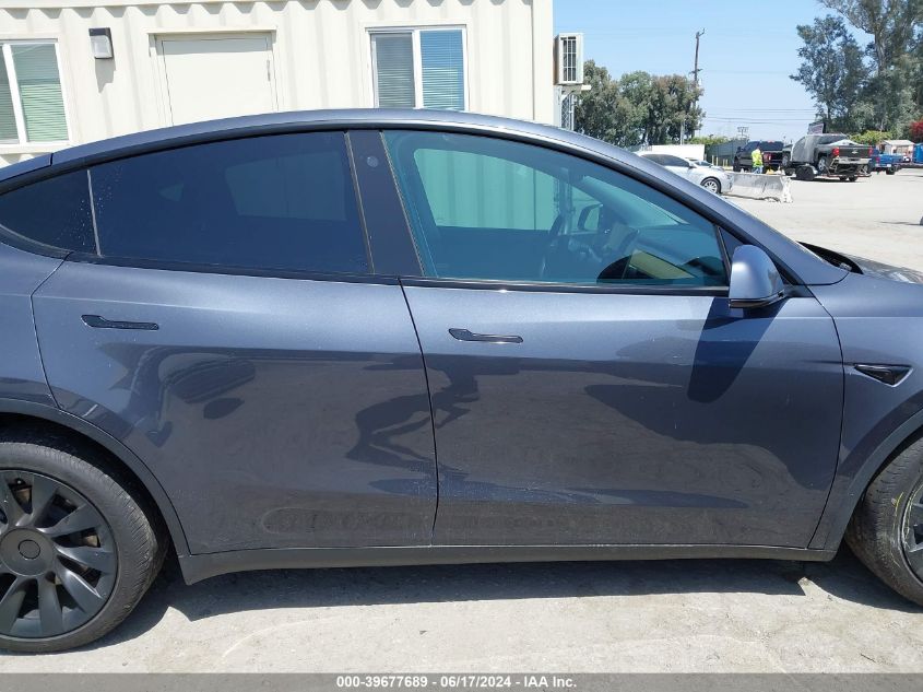 2021 TESLA MODEL Y LONG RANGE DUAL MOTOR ALL-WHEEL DRIVE - 5YJYGAEE6MF293287