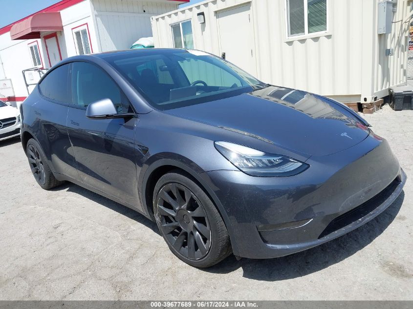 2021 TESLA MODEL Y LONG RANGE DUAL MOTOR ALL-WHEEL DRIVE - 5YJYGAEE6MF293287