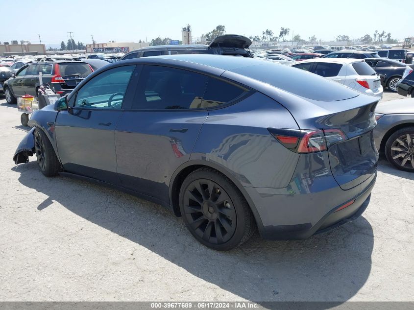 2021 TESLA MODEL Y LONG RANGE DUAL MOTOR ALL-WHEEL DRIVE - 5YJYGAEE6MF293287