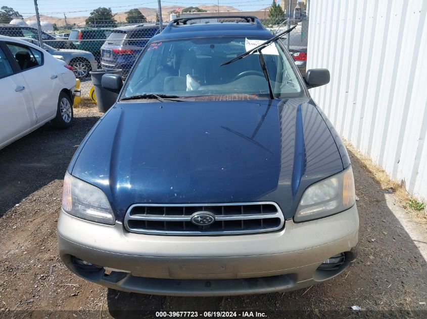 2001 Subaru Legacy Outback Awp VIN: 4S3BH675X17632471 Lot: 39677723