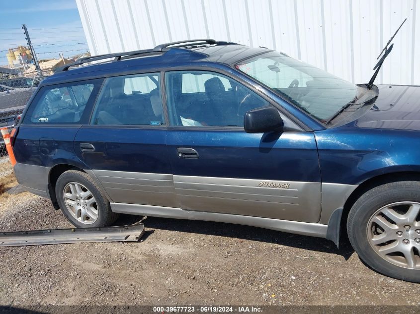 2001 Subaru Legacy Outback Awp VIN: 4S3BH675X17632471 Lot: 39677723