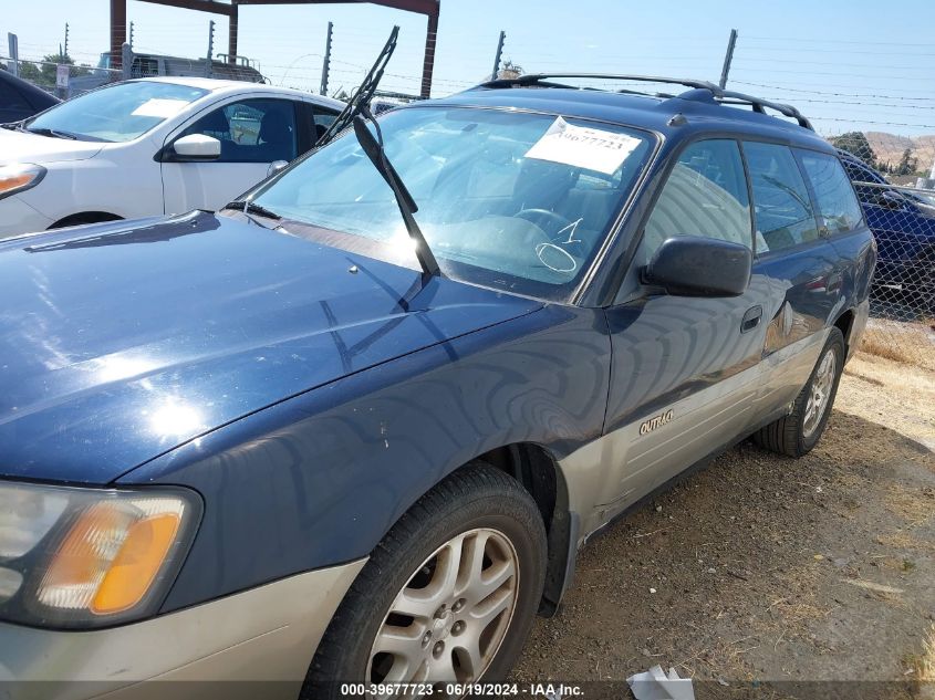 2001 Subaru Legacy Outback Awp VIN: 4S3BH675X17632471 Lot: 39677723