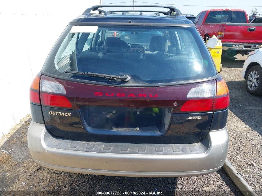 2001 Subaru Legacy Outback Awp VIN: 4S3BH675X17632471 Lot: 39677723