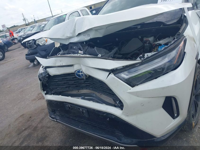 2022 Toyota Rav4 Xse Hybrid VIN: 4T3E6RFV0NU068779 Lot: 39677726