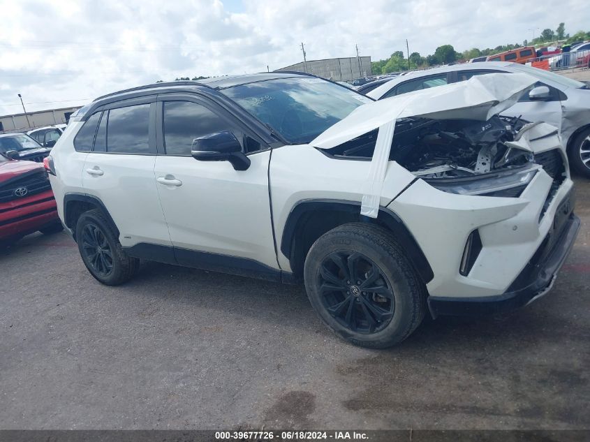 2022 Toyota Rav4 Xse Hybrid VIN: 4T3E6RFV0NU068779 Lot: 39677726