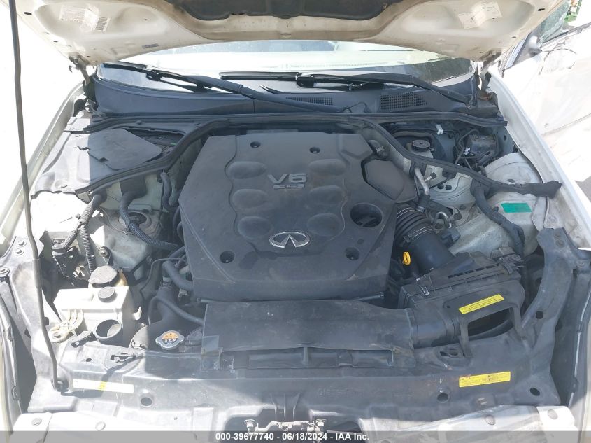 2003 Infiniti G35 Base W/6 Speed Manual VIN: JNKCV51E43M006160 Lot: 39677740