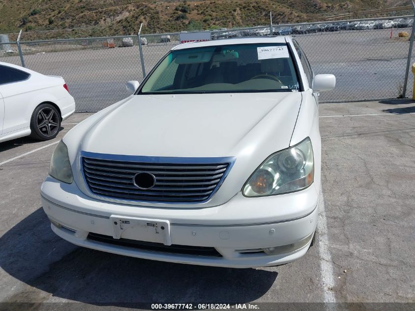 2005 Lexus Ls 430 VIN: JTHBN36F155022489 Lot: 39677742