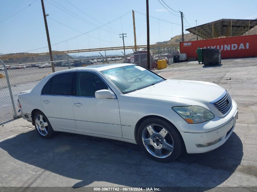 2005 Lexus Ls 430 VIN: JTHBN36F155022489 Lot: 39677742