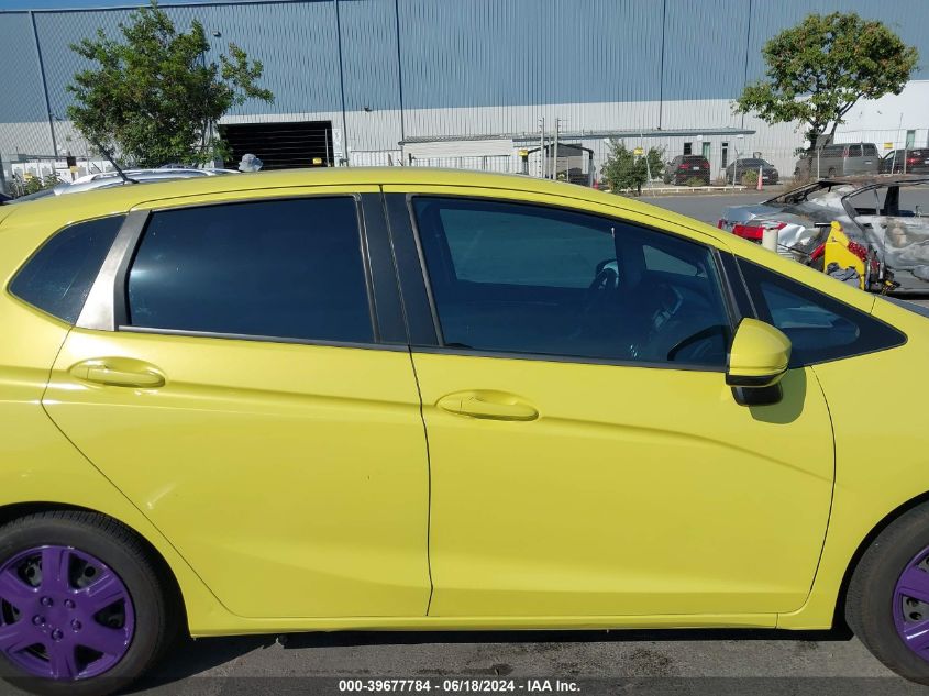 2016 Honda Fit Lx VIN: JHMGK5H5XGX011741 Lot: 39677784