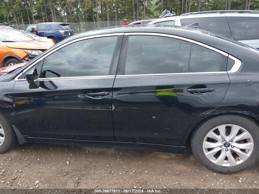 2017 Subaru Legacy 2.5I Premium VIN: 4S3BNAC6XH3047918 Lot: 39677811