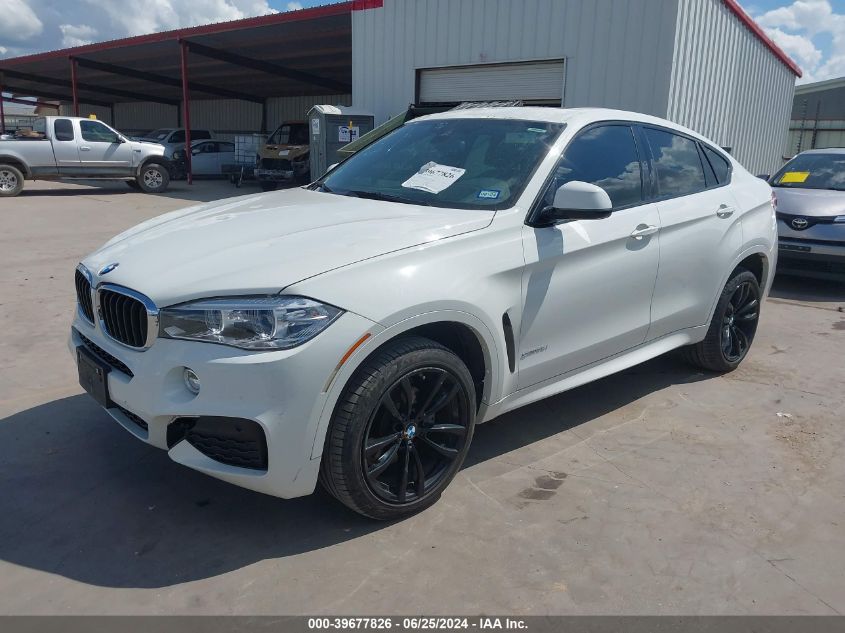 VIN 5UXKU0C52J0G81351 2018 BMW X6, Sdrive35I no.2