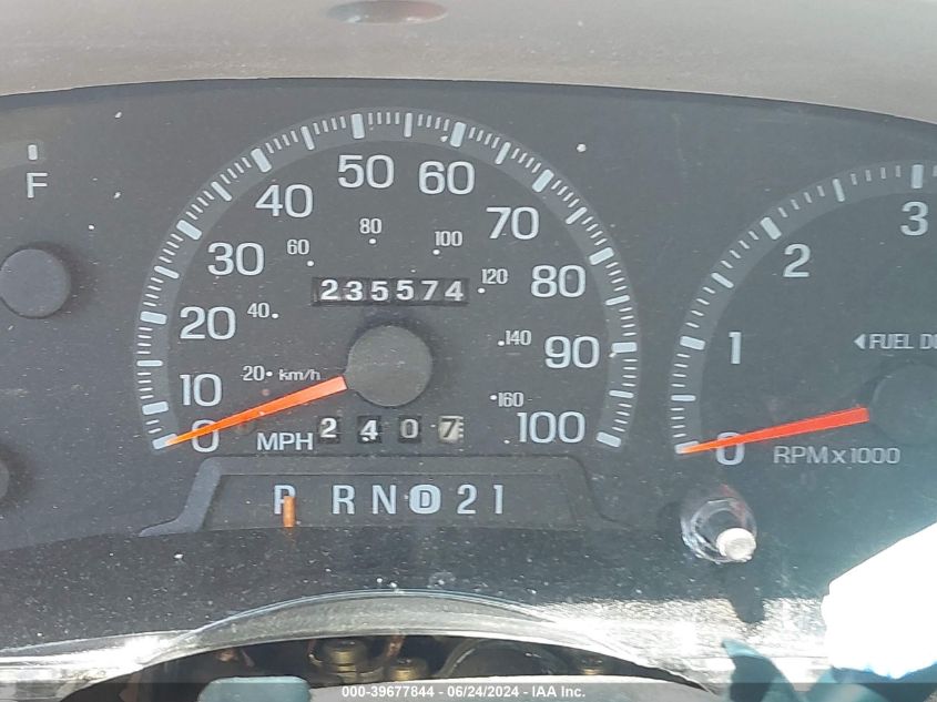 1997 Ford F-150 Lariat/Standard/Xl/Xlt VIN: 1FTDX1763VKD46794 Lot: 39677844