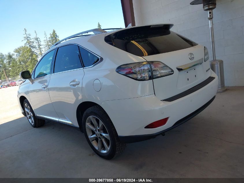 2012 Lexus Rx 350 VIN: 2T2BK1BA1CC136058 Lot: 39677858