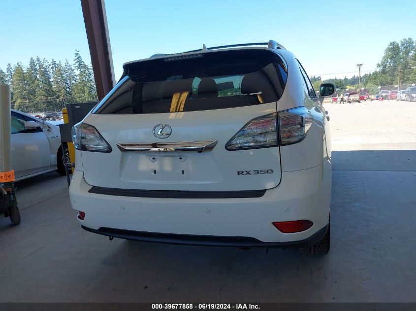 2012 Lexus Rx 350 VIN: 2T2BK1BA1CC136058 Lot: 39677858
