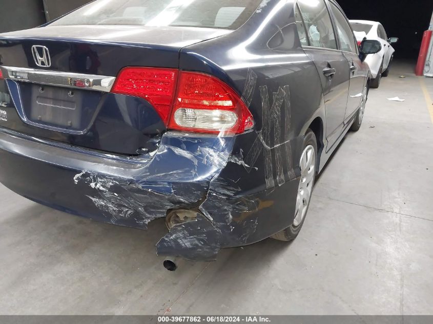 2010 Honda Civic Lx VIN: 19XFA1F50AE077055 Lot: 39677862