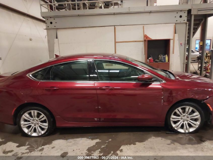 2015 Chrysler 200 Limited VIN: 1C3CCCAB7FN753921 Lot: 39677863