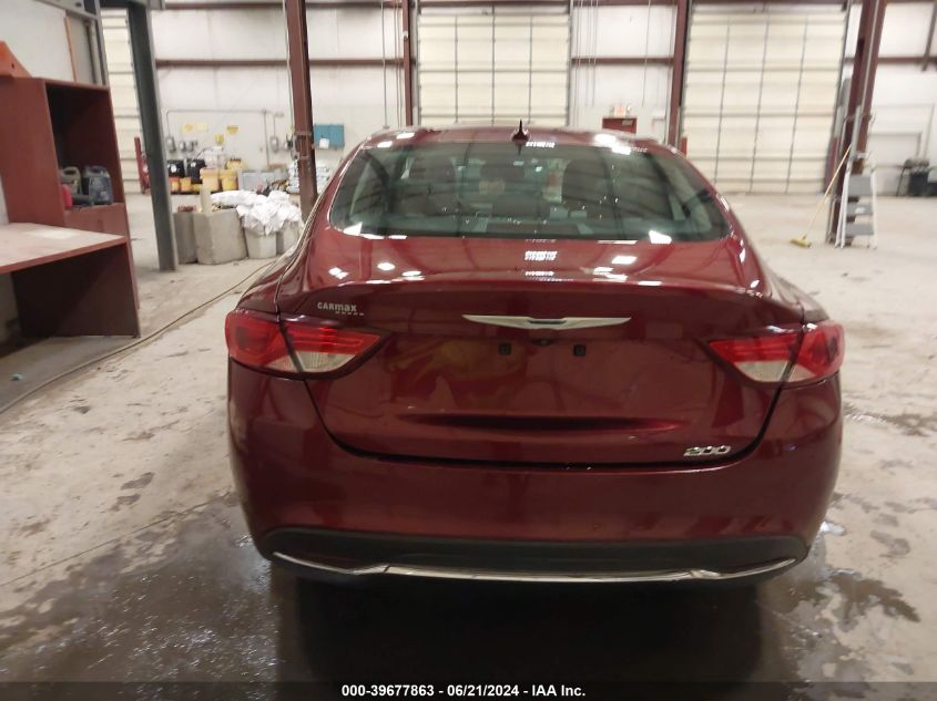 2015 Chrysler 200 Limited VIN: 1C3CCCAB7FN753921 Lot: 39677863