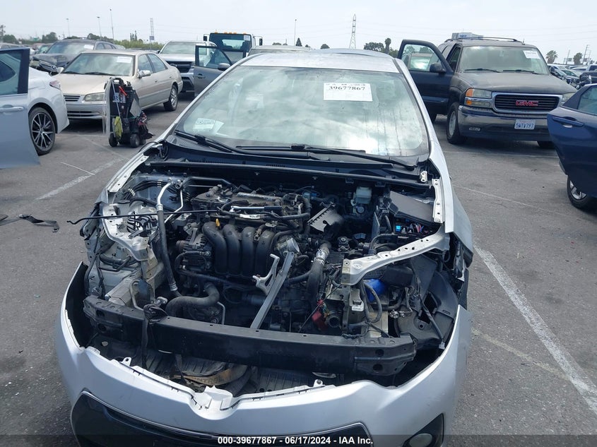 2015 Toyota Corolla S Plus VIN: 5YFBURHE8FP260355 Lot: 39677867