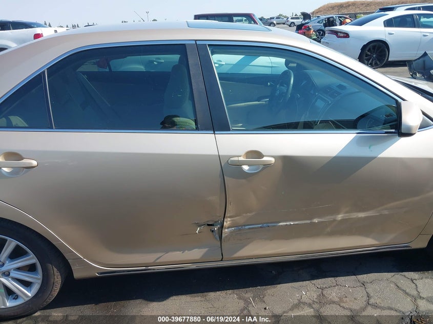 2012 Toyota Camry Xle VIN: 4T4BF1FK3CR246514 Lot: 39677880