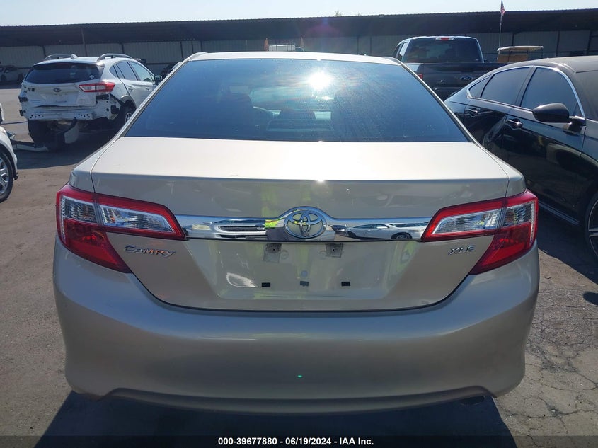 2012 Toyota Camry Xle VIN: 4T4BF1FK3CR246514 Lot: 39677880