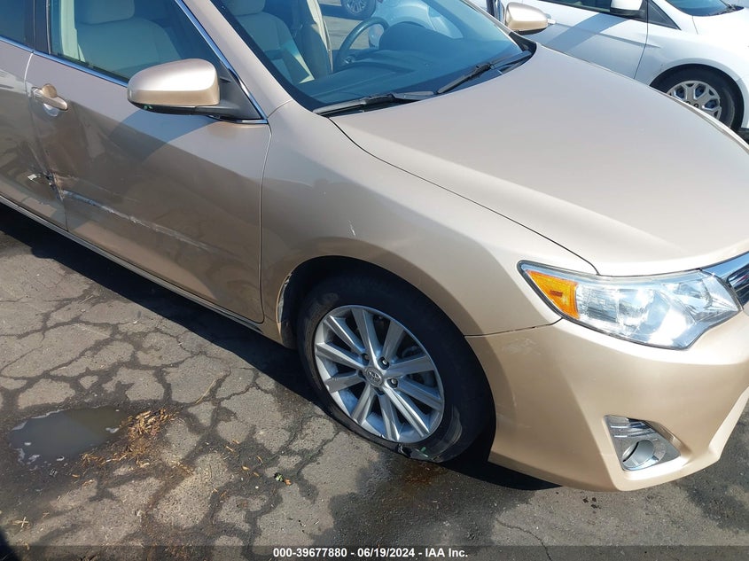 2012 Toyota Camry Xle VIN: 4T4BF1FK3CR246514 Lot: 39677880
