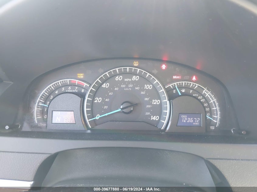 2012 Toyota Camry Xle VIN: 4T4BF1FK3CR246514 Lot: 39677880