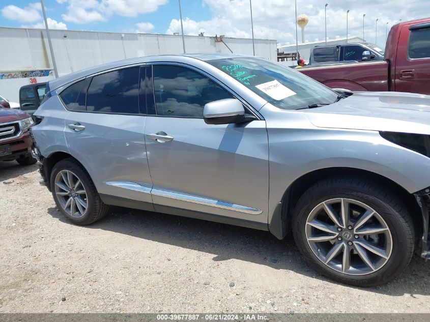 2019 Acura Rdx Technology Package VIN: 5J8TC1H54KL015436 Lot: 39677887