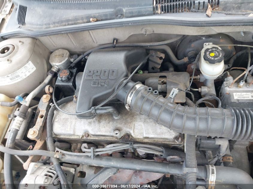 2001 Chevrolet Cavalier VIN: 1G1JC524817248409 Lot: 39677894