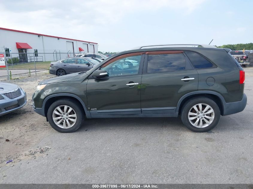 2011 Kia Sorento Ex V6 VIN: 5XYKUDA25BG150770 Lot: 39677895