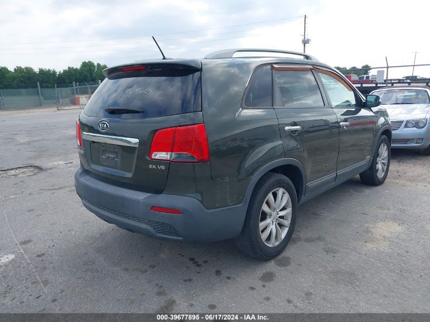 2011 Kia Sorento Ex V6 VIN: 5XYKUDA25BG150770 Lot: 39677895