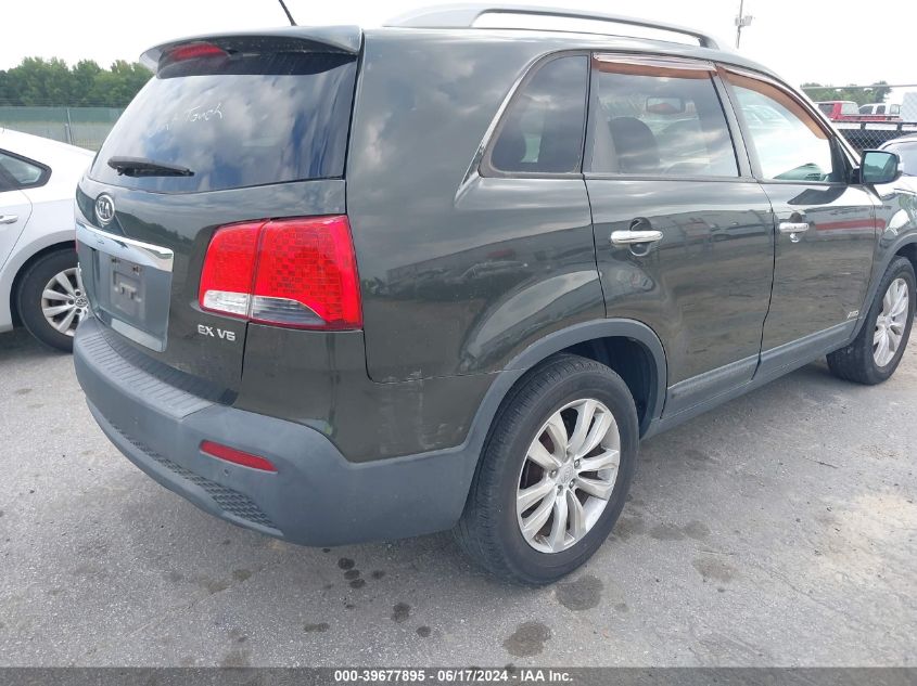 2011 Kia Sorento Ex V6 VIN: 5XYKUDA25BG150770 Lot: 39677895