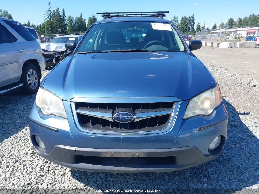 2008 Subaru Outback 2.5I/2.5I L.l. Bean Edition VIN: 4S4BP61CX87348841 Lot: 39677905