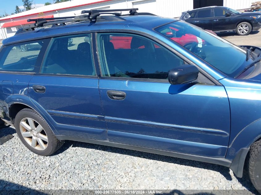 2008 Subaru Outback 2.5I/2.5I L.l. Bean Edition VIN: 4S4BP61CX87348841 Lot: 39677905