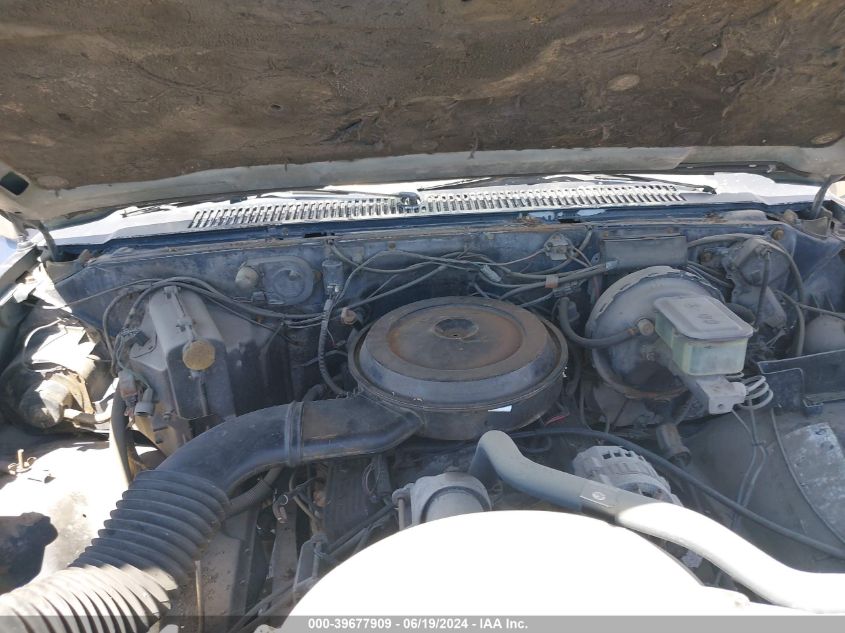 1989 Chevrolet Blazer V10 VIN: 1GNEV18K2KF128508 Lot: 39677909