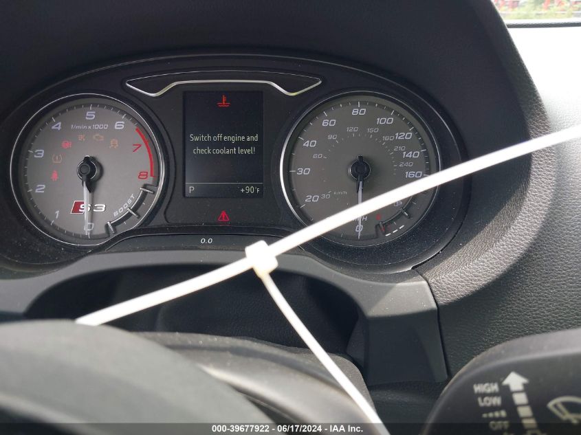 2015 Audi S3 2.0T Premium Plus VIN: WAUBFGFF9F1082323 Lot: 39677922