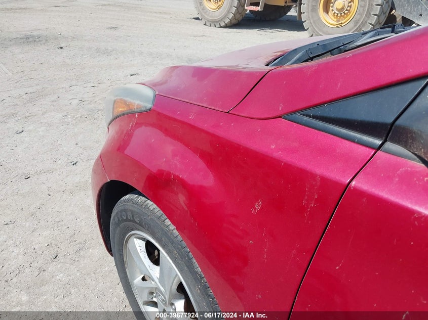 2014 Hyundai Elantra Se VIN: KMHDH4AE9EU168114 Lot: 39677924