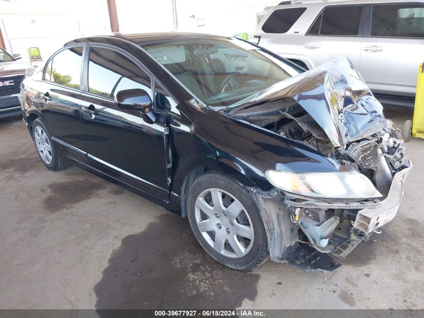 2009 Honda Civic Lx VIN: 19XFA16599E037939 Lot: 39677927