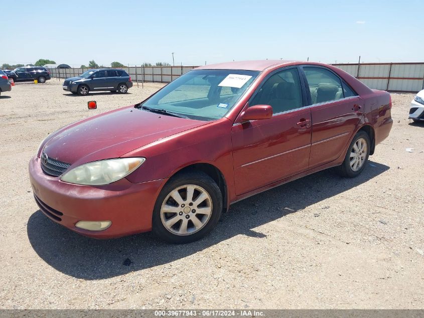 2003 Toyota Camry Le/Xle/Se VIN: 4T1BE32K03U259400 Lot: 39677943