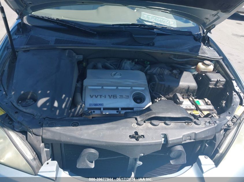 2004 Lexus Rx 330 VIN: JTJGA31U540038776 Lot: 39677944