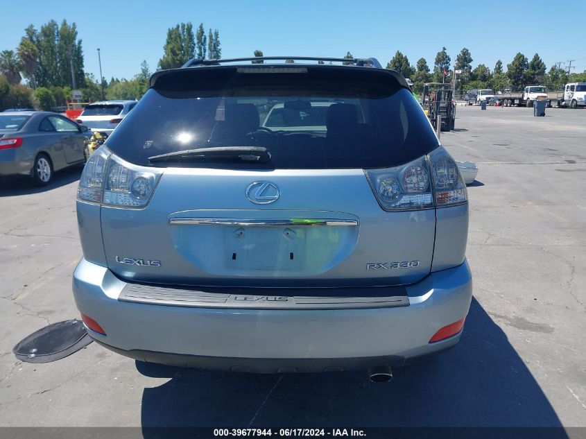 2004 Lexus Rx 330 VIN: JTJGA31U540038776 Lot: 39677944