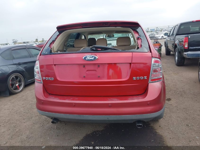 2007 Ford Edge Sel VIN: 2FMDK38C57BA51395 Lot: 39677948