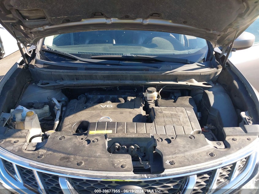 2011 Nissan Murano Sv VIN: JN8AZ1MWXBW180641 Lot: 39677955