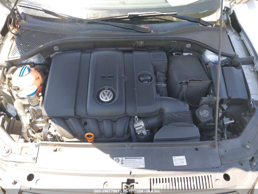 2012 Volkswagen Passat 2.5L S VIN: 1VWAP7A3XCC005353 Lot: 39677961